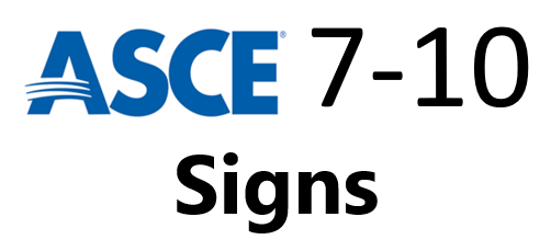 Signs, ASCE 7-10